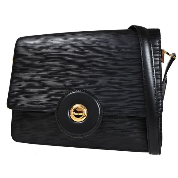 LOUIS VUITTON Free Run Shoulder Bag Epi Leather Black Gold France M52402 - Picture 1 of 16